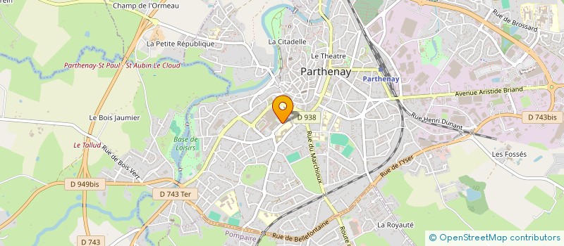 localisation de l'entreprise MADAME GERALDINE CHAMEREAU à PARTHENAY