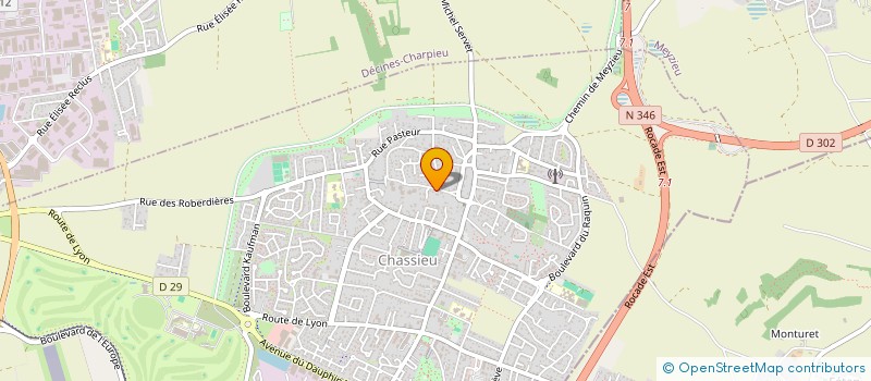 localisation de l'entreprise MADAME GERALDINE CHANTEGREL  CONDRIEU