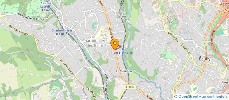 localisation de l'entreprise MADAME GERALDINE CHAPARD  CHARBONNIERES-LES-BAINS