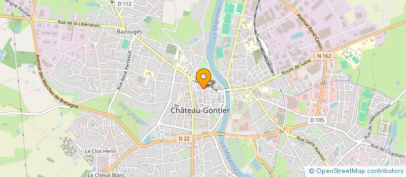 localisation de l'entreprise MADAME GERALDINE CHARRON à CHATEAU-GONTIER-SUR-MAYENNE