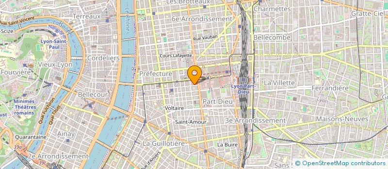 localisation de l'entreprise MADAME GERALDINE CHAUSSARD  LYON