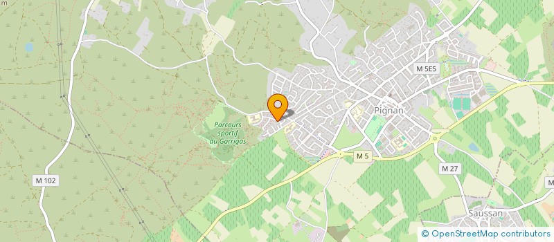 localisation de l'entreprise MADAME GERALDINE CHAVANSOT  MONTARNAUD