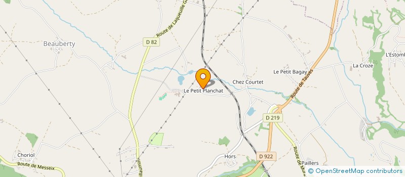 localisation de l'entreprise MADAME GERALDINE CHAZAUX à SAINT-SAUVES-D AUVERGNE