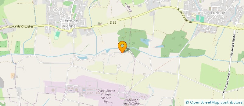 localisation de l'entreprise MADAME GERALDINE CHENAVIER  VILLETTE-DE-VIENNE
