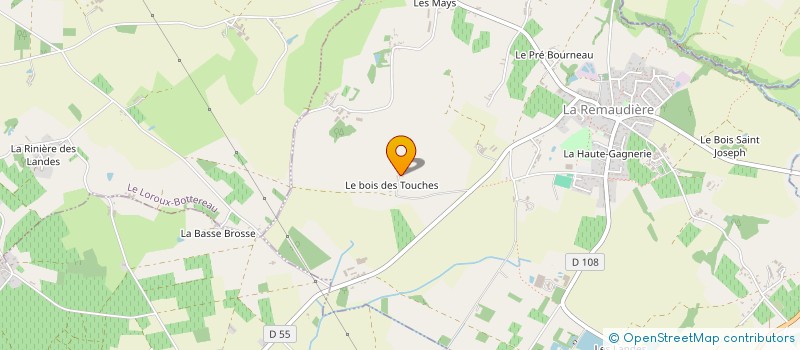 localisation de l'entreprise MADAME GERALDINE CHESNEAU à LA REMAUDIERE