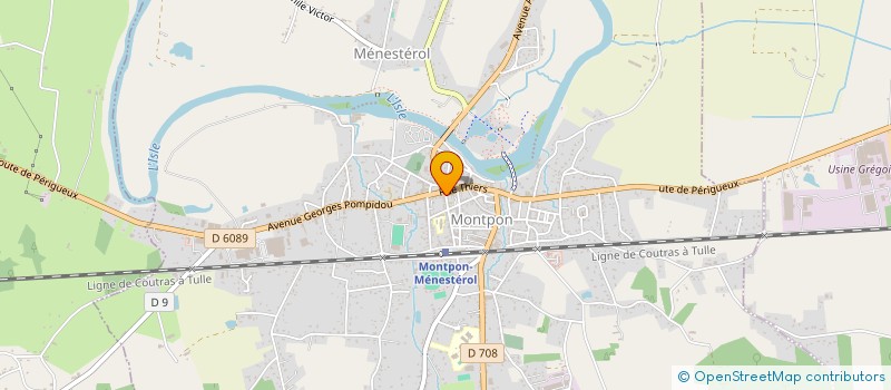 localisation de l'entreprise MADAME GERALDINE CHICA  MONTPON-MENESTEROL