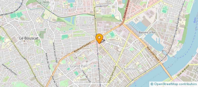 localisation de l'entreprise MADAME GERALDINE CLAIRE-EUGENIE  BORDEAUX