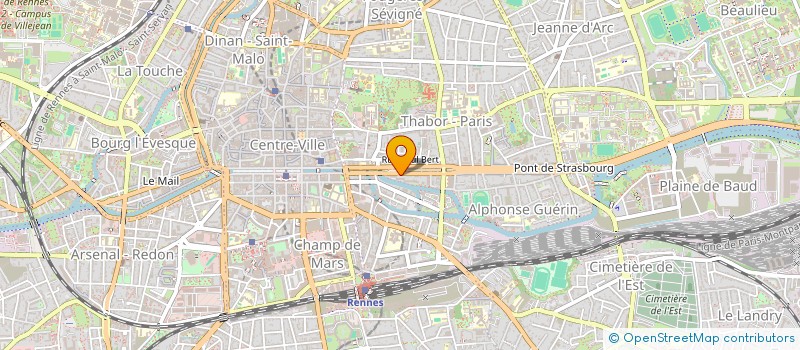 localisation de l'entreprise MADAME GERALDINE CLOEREC à RENNES