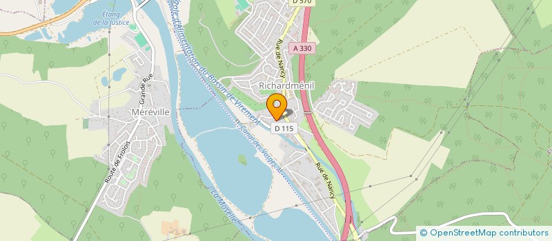 localisation de l'entreprise MADAME GERALDINE COBEE  RICHARDMENIL