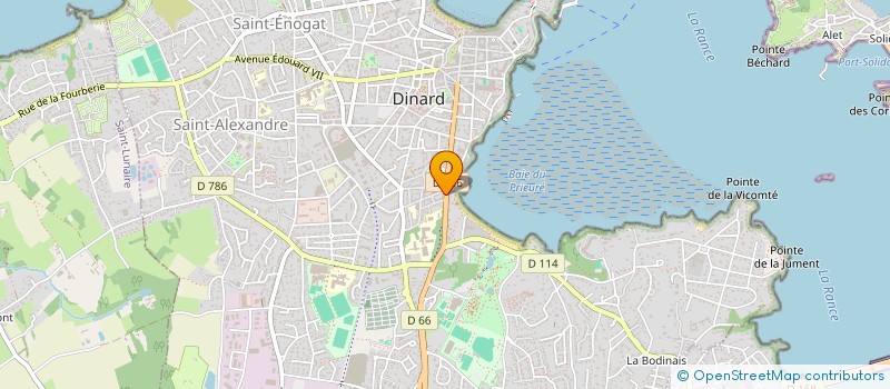 localisation de l'entreprise MADAME GERALDINE COLLIN  DINARD