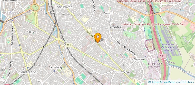 localisation de l'entreprise MADAME GERALDINE COLTEE à TOULOUSE