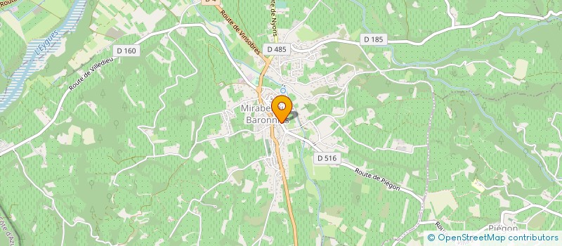 localisation de l'entreprise MADAME GERALDINE COMPART  MIRABEL-AUX-BARONNIES