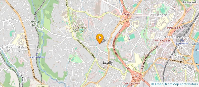 localisation de l'entreprise MADAME GERALDINE COMTE  ECULLY