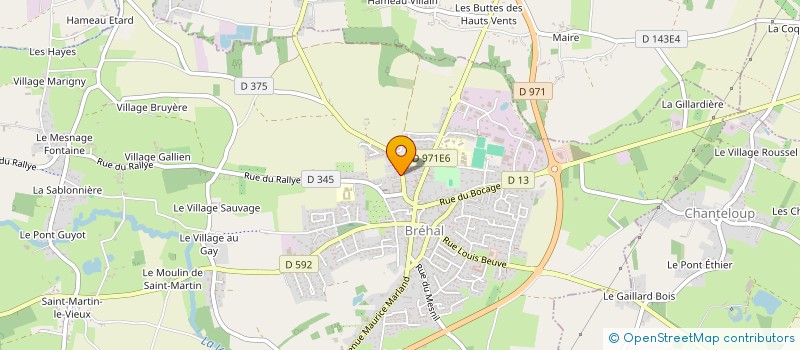 localisation de l'entreprise MADAME GERALDINE CORRON  BREHAL