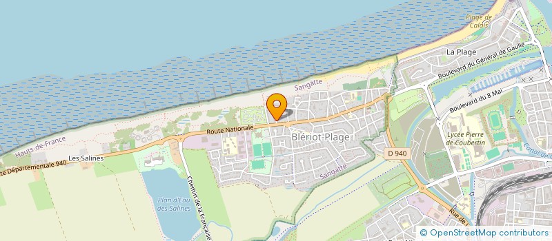 localisation de l'entreprise MADAME GERALDINE CORSIN  SANGATTE