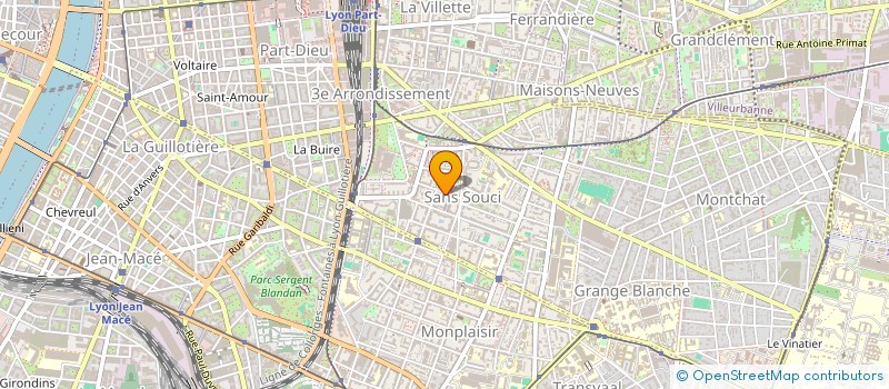 localisation de l'entreprise MADAME GERALDINE COSTAZ  LYON