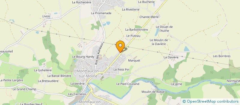 localisation de l'entreprise MADAME GERALDINE COTILLON  SEVREMOINE