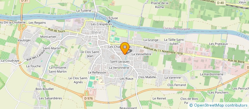 localisation de l'entreprise MADAME GERALDINE COUPIGNY à BLERE