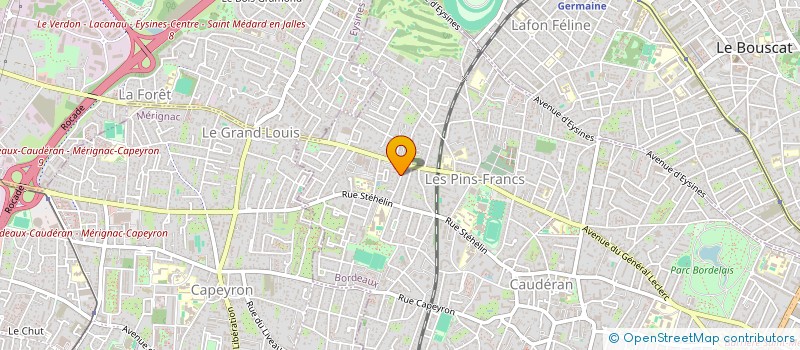 localisation de l'entreprise MADAME GERALDINE CRAPEZ  BORDEAUX