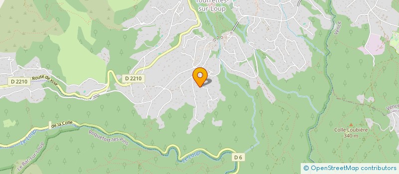 localisation de l'entreprise MADAME GERALDINE CRISTINA à TOURRETTES-SUR-LOUP
