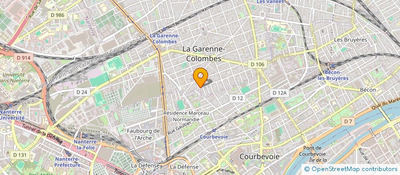 localisation de l'entreprise MADAME GERALDINE DANSETTE à LA GARENNE-COLOMBES