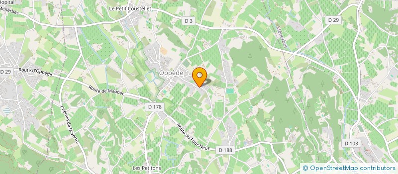 localisation de l'entreprise MADAME GERALDINE DARRIEUTORT  OPPEDE