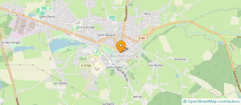 localisation de l'entreprise MADAME GERALDINE DAUVILLAIRE à BOURBON LANCY