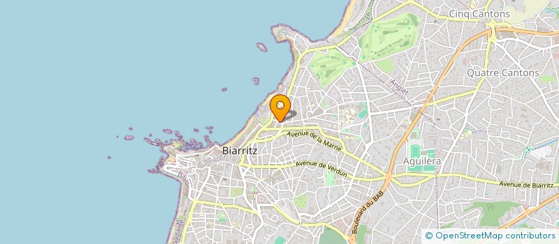 localisation de l'entreprise MADAME GERALDINE DE PRADA à BIARRITZ