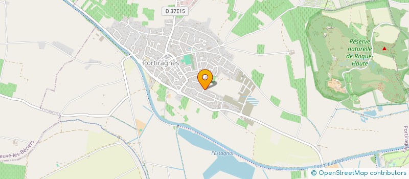 localisation de l'entreprise MADAME GERALDINE DE VIGOUROUX D'ARVIEU  PORTIRAGNES