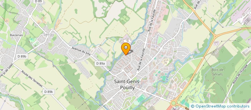 localisation de l'entreprise MADAME GERALDINE DERIES  SAINT-GENIS-POUILLY