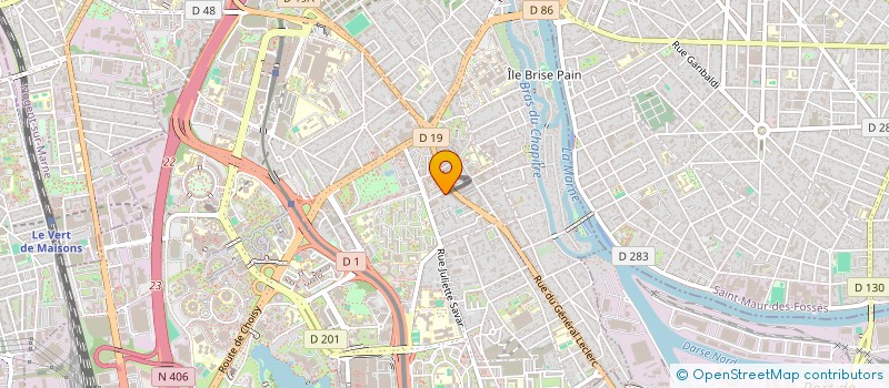 localisation de l'entreprise MADAME GERALDINE DERLOT  CRETEIL