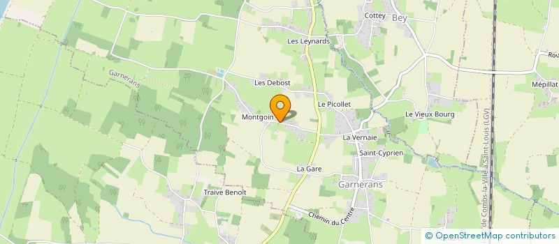 localisation de l'entreprise MADAME GERALDINE DERVAULT  GARNERANS