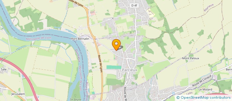 localisation de l'entreprise MADAME GERALDINE DESCAILLOTS  PARCIEUX