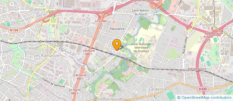 localisation de l'entreprise MADAME GERALDINE DESPONT  TOULOUSE