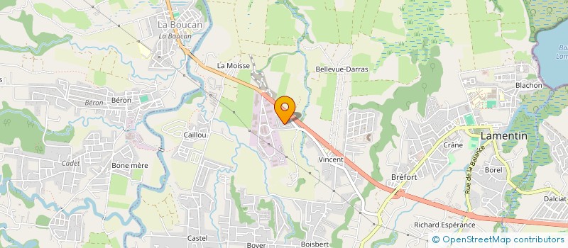 localisation de l'entreprise MADAME GERALDINE DOLCIN TILLANT  LAMENTIN