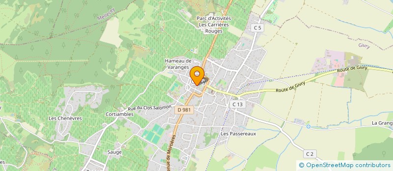 localisation de l'entreprise MADAME GERALDINE DRAIN  GIVRY