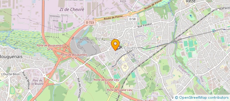 localisation de l'entreprise MADAME GERALDINE DROUAUD  BOUGUENAIS