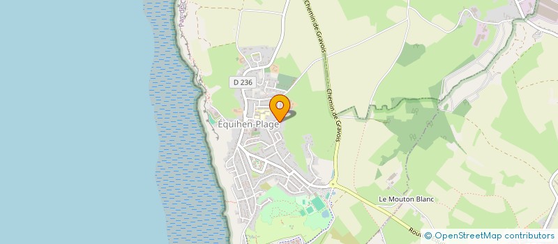 localisation de l'entreprise MADAME GERALDINE DUBOIS  EQUIHEN-PLAGE