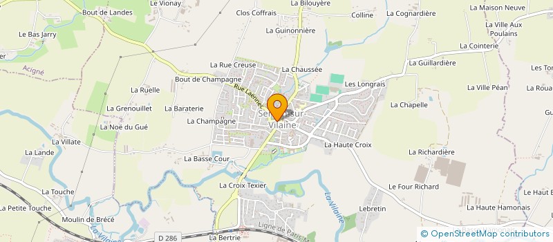 localisation de l'entreprise MADAME GERALDINE DUFROS  SERVON-SUR-VILAINE