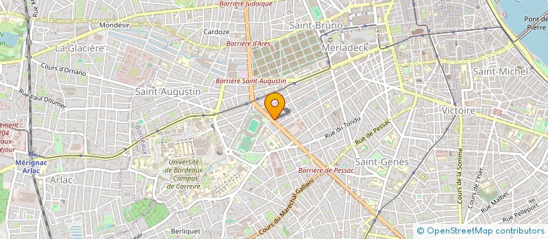 localisation de l'entreprise MADAME GERALDINE DUHAMEL  BORDEAUX