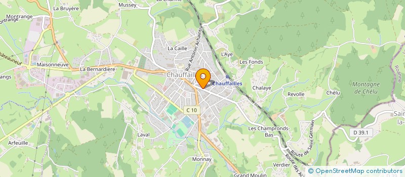 localisation de l'entreprise MADAME GERALDINE DUPASQUIER à CHAUFFAILLES
