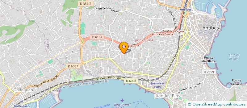 localisation de l'entreprise MADAME GERALDINE DUPUIT COSSE à ANTIBES