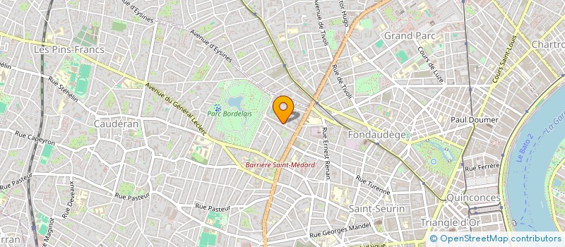 localisation de l'entreprise MADAME GERALDINE DURAN BLONDEL  BORDEAUX