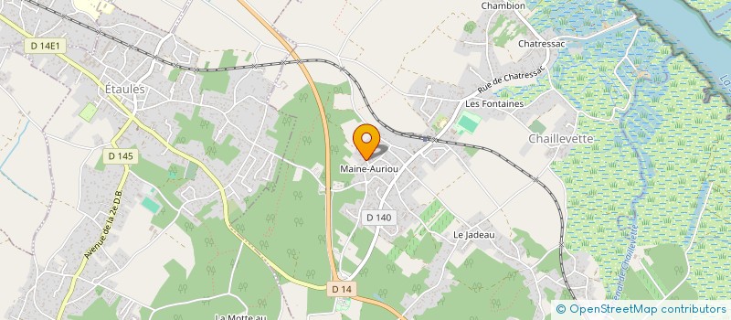 localisation de l'entreprise MADAME GERALDINE DURAND  CHAILLEVETTE