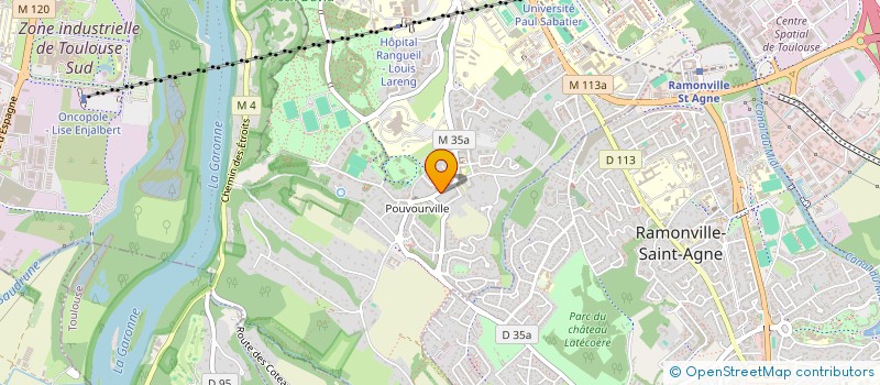 localisation de l'entreprise MADAME GERALDINE ETCHEPARE  TOULOUSE
