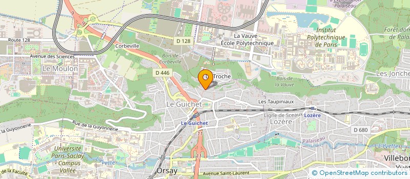 localisation de l'entreprise MADAME GERALDINE FARJOT à ORSAY