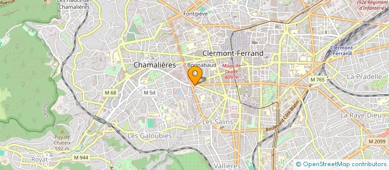 localisation de l'entreprise MADAME GERALDINE FERRER à CHAMALIERES