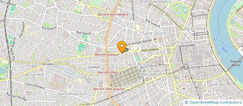 localisation de l'entreprise MADAME GERALDINE FONROSE  BORDEAUX