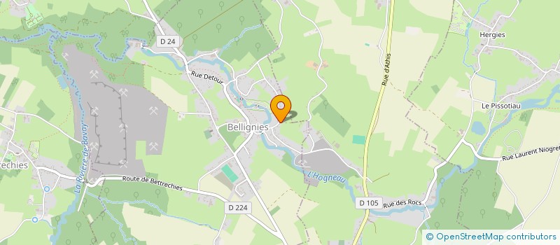 localisation de l'entreprise MADAME GERALDINE FONTENELLE  BELLIGNIES