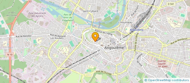 localisation de l'entreprise MADAME GERALDINE FORT à ANGOULEME